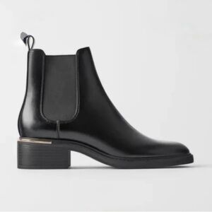 Zara Black Booties